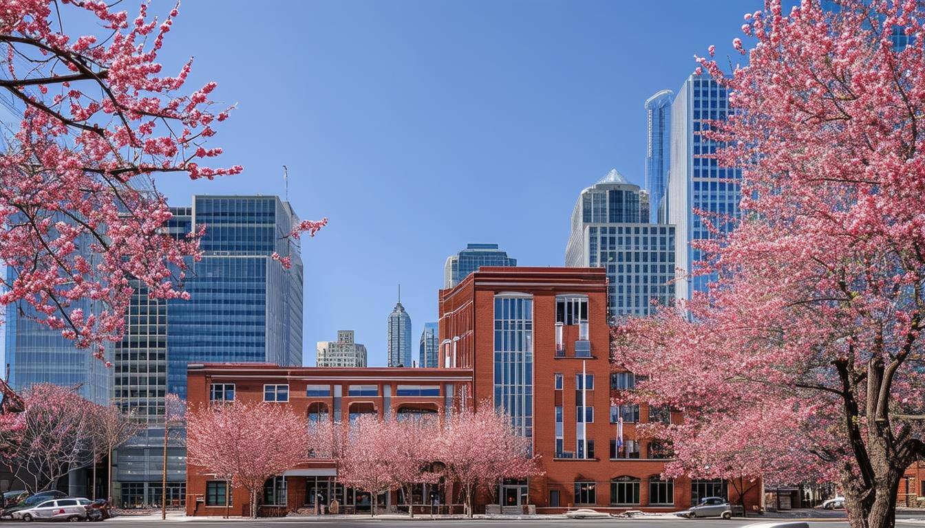 cherry building skyline